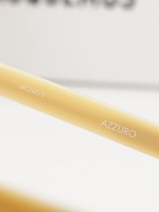 Jacquemus AZZURO JAC/47 C3 Rectangle Sunglasses - Pear / Peach main image 9